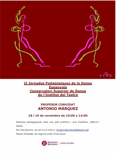 II Jornades Pedagògiques Dansa Espanyola