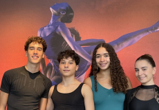 Els quatre estudiants del CPD que participaran a l'Assemblea Internacional de la National Ballet School de Canadà