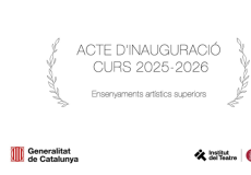 L'acte tindrà lloc al Teatre Ovidi de l'Institut del Teatre