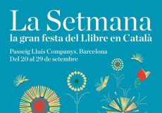 Cartell Setmana del Llibre en Català 2024