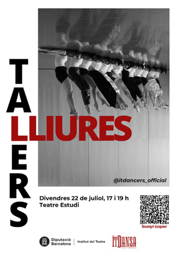 Cartell de la funció dels tallers lliures d'IT Dansa