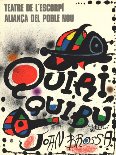 Cartell Quiriquibú Joan Miró