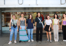 Estudiants de les estades de mobilitat internacional que cursana estudis a l'Institut del Teatre el primer semestre del curs 24-25