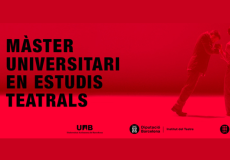 MUET, màster universitari en estudis teatrals. Curs 2023-24