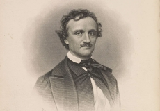 Retrat de Poe de Frederick T Stuart (1845). Imatge de la New York Public Library