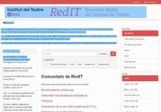 Interfície del RedIT
