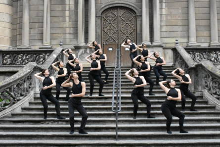 Assaig de la coreografia dels alumnes del CSD al Sismògraf 2019